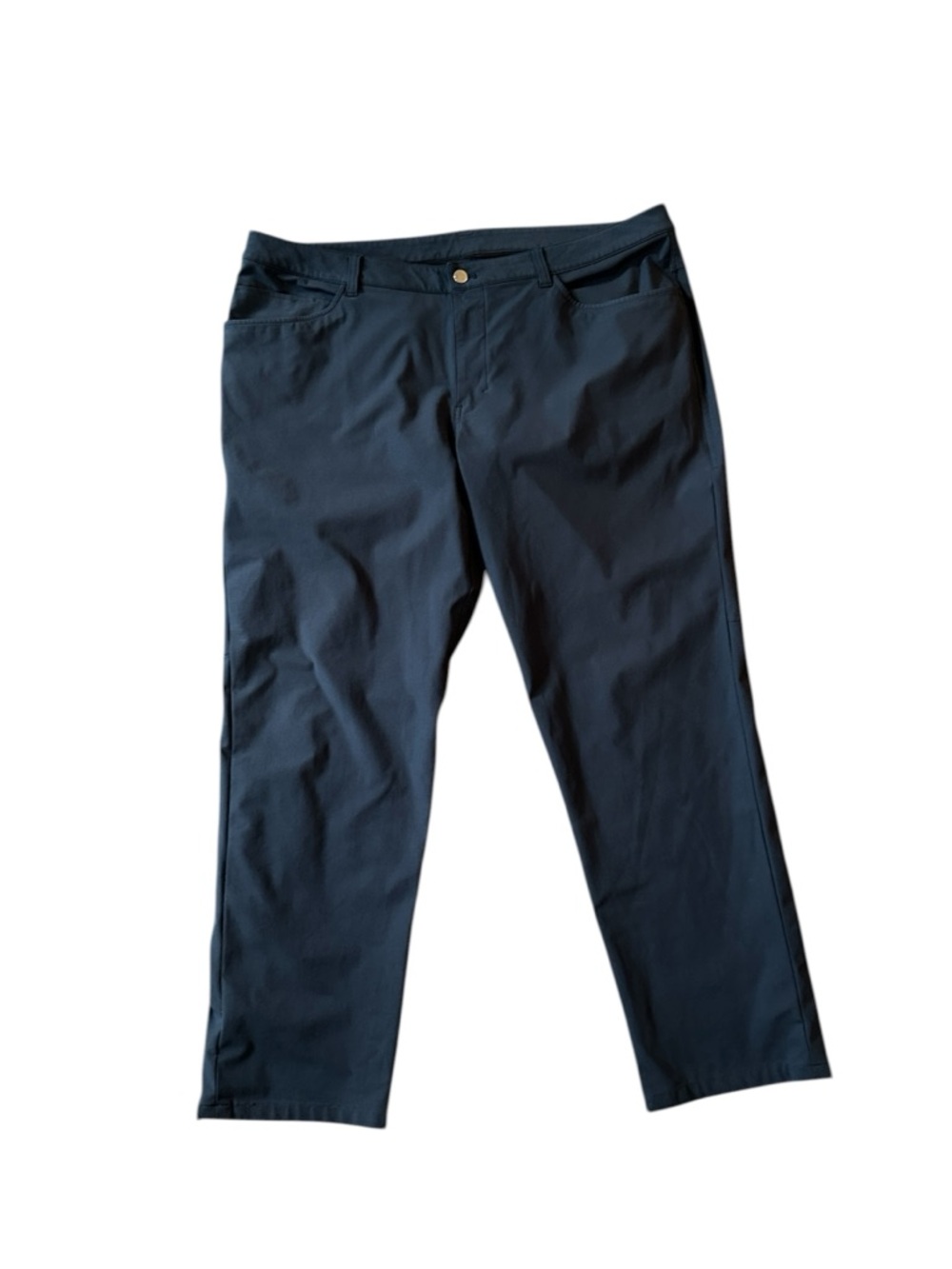 Lululemon ABC Pants Mens 40x29 Navy Blue Straight Leg 5 Pocket Casual LM5ADFS